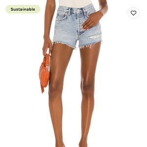 Agolde Parker Denim Jean Shorts